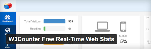 افزونه آمارگیر W3Counter Free Real-Time Web Stats