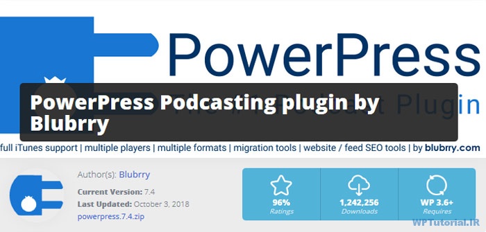افزونه Blubrry PowerPress