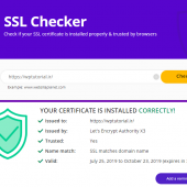 بررسی گواهی SSL سایت با Websiteplanet