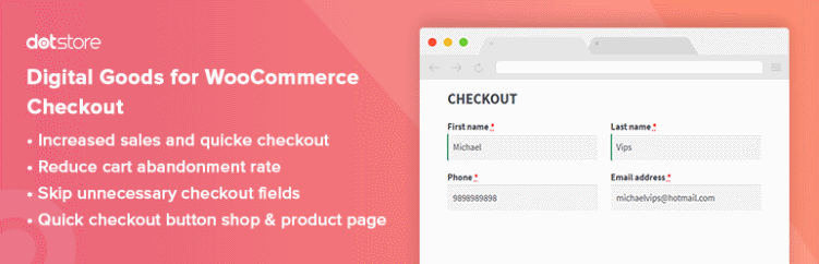 افزونه Digital Goods for WooCommerce Checkout